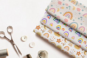 Boho Rainbow Seamless Pattern, a Pattern Graphic by Digital Studio (Thumbnail 2 of 6)