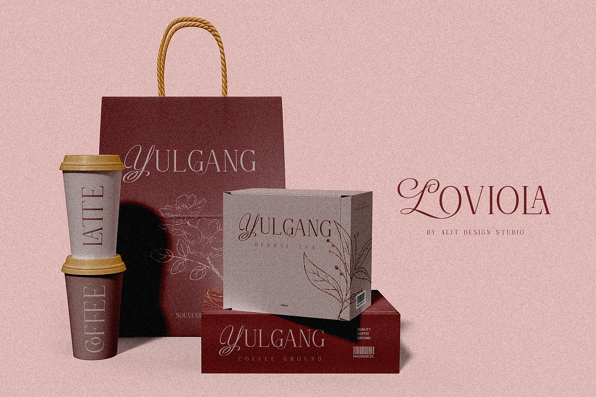 Loviola Typeface, a Serif Font by alit design (Photo 8 of 15)