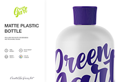 2 PSD Matte Plastic Bottle Mockup, a Packaging Mockup by Green Art (Thumbnail 5 of 6)