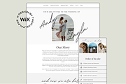 Wix RSVP Wedding Website Template, a Wix Template by The Pixel Palace (Thumbnail 6 of 7)