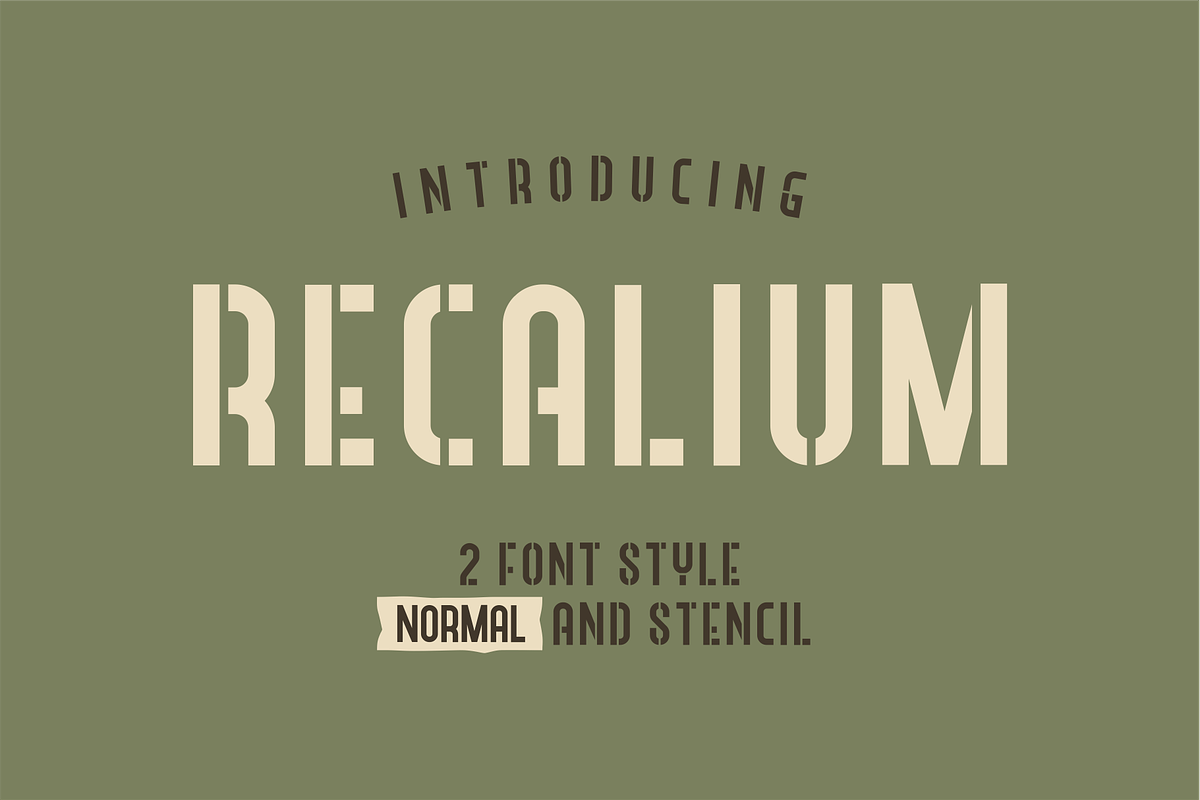 Recalium Stencil