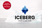 Iceberg logo, a Branding & Logo Template by Luis Quesada Design (Thumbnail 1 of 5)