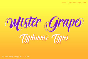 Mister Grape Font