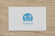 Beach house real estate logo design, a Branding & Logo Template by Medianeka (Thumbnail 2 of 3)
