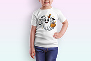 Halloween Spooky Ghost Clipart, a Seasonal Illustration by Forhadx5 (Thumbnail 9 of 11)
