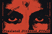 Pixelated Dithered Effect, a Layer Style Add-On by pixelbuddha.net (Thumbnail 1 of 11)