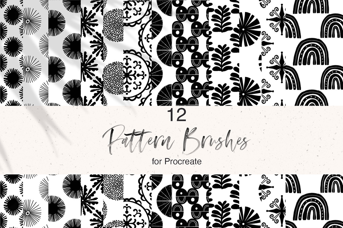 Boho Stamps for Procreate & PS, a Brush Add-On by Sweet Fig (Photo 4 of 9)