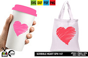 Scribble Heart svg SPH-147, an Illustration by AMBillustrations (Thumbnail 2 of 7)