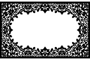 Elegant Floral Border Vector Design., an Illustration by Amazin_art (Thumbnail 4 of 19)