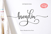 Brogelin, a Script Font by Sulthan Studio (Thumbnail 1 of 5)