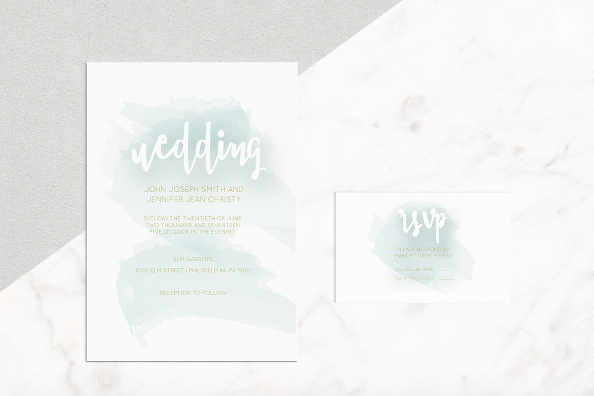 Watercolor Handwritten Invitation, an Invitation Template by Aloha Philly (Photo 4 of 6)