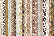 Animal Print Seamless Patterns, a Pattern Graphic by Julia Dreams (Thumbnail 9 of 11)