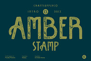 CS Amber Stamp, a Sans Serif Font by Craft Supply Co. (Thumbnail 1 of 8)