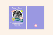 Anna + Amos Engagement Invitation, a Stationery Template by Mountain Folk Creative (Thumbnail 1 of 7)