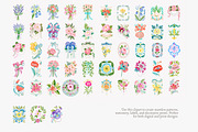 Chateau Botanique Clipart Set, a Decorative Illustration by Patishop Art (Thumbnail 14 of 14)