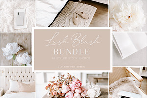 Lush Blush Styled Stock Photos