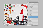 Christmas Family T-Shirt Mockup PSD, a Shirt Mockup by HaywireMedia & Mockups (Thumbnail 3 of 8)
