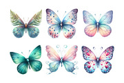 Spring Clipart Butterfly Clipart, an Illustration by Daily.Designs (Thumbnail 2 of 5)