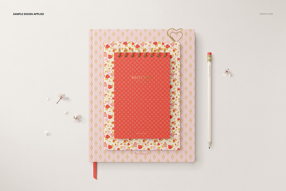 Stationery Set Mockup Bundle, a Books & Magazine Mockup by creatsy5 (Photo 8 of 16)