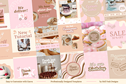 Bakery Instagram Post Templates, a Social Media Template by Hell Yeah Designs (Thumbnail 2 of 8)