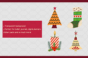 Christmas Ornaments Graphic Set, a Pattern Graphic by Drafts n Doodles (Thumbnail 3 of 6)