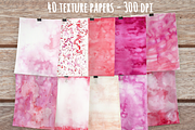 Sweet Love Watercolor Collection, a Texture Graphic by Sinziana Romanescu (Thumbnail 5 of 15)