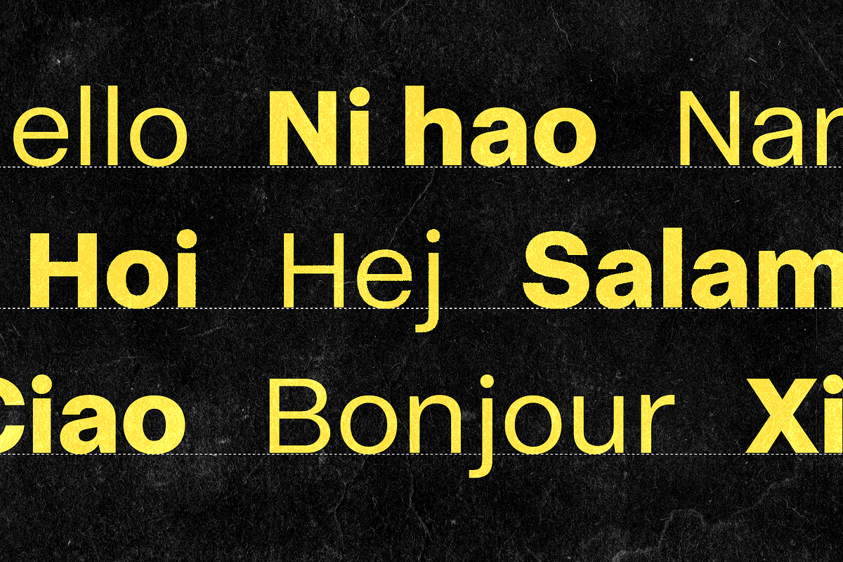 RDS Weight - Modern Type, a Sans Serif Font by M-Sarif (Photo 2 of 10)