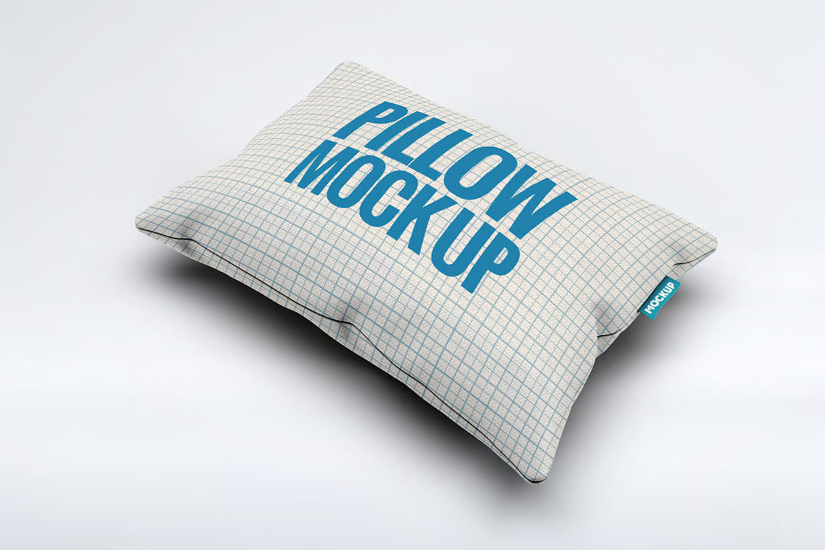 Fabric Pillow Mock-Up, a Product Mockup by Se٧enStudio (Photo 4 of 7)