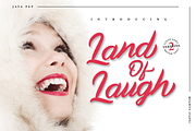 Land Of Laugh -Clean & Rough, a Script Font by Java pep (Thumbnail 1 of 20)