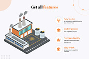 Isometric Industrial Illustrations, a Duotone Icon by Brickclay (Thumbnail 2 of 8)