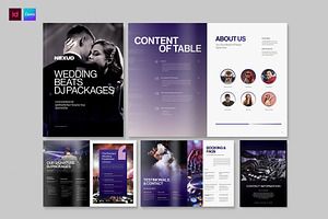 DJ Brochure Template, a Brochure Template by BrandPacks