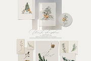 Christmas animals Winter woodland, an Animal Illustration by 60secondsArt (Thumbnail 12 of 15)