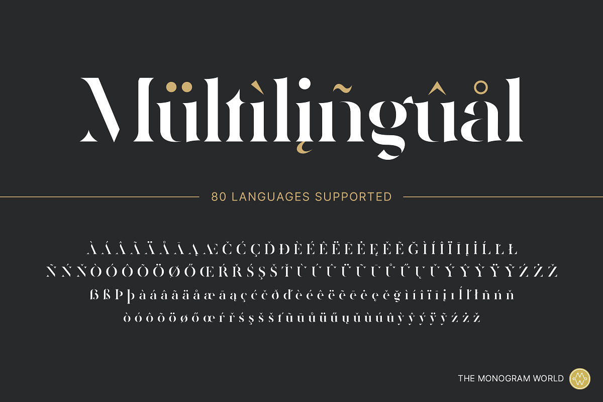 Zerifa – Serif Monogram Font, a Serif Font by Monogram World (Photo 10 of 23)