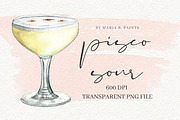 Watercolor Cocktail Illustration Set, an Illustration by Maria B. Paints (Thumbnail 4 of 33)