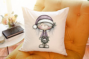Sweet Cute Christmas Mrs Santa Claus, an Illustration by Sublimation Artist (Thumbnail 6 of 6)