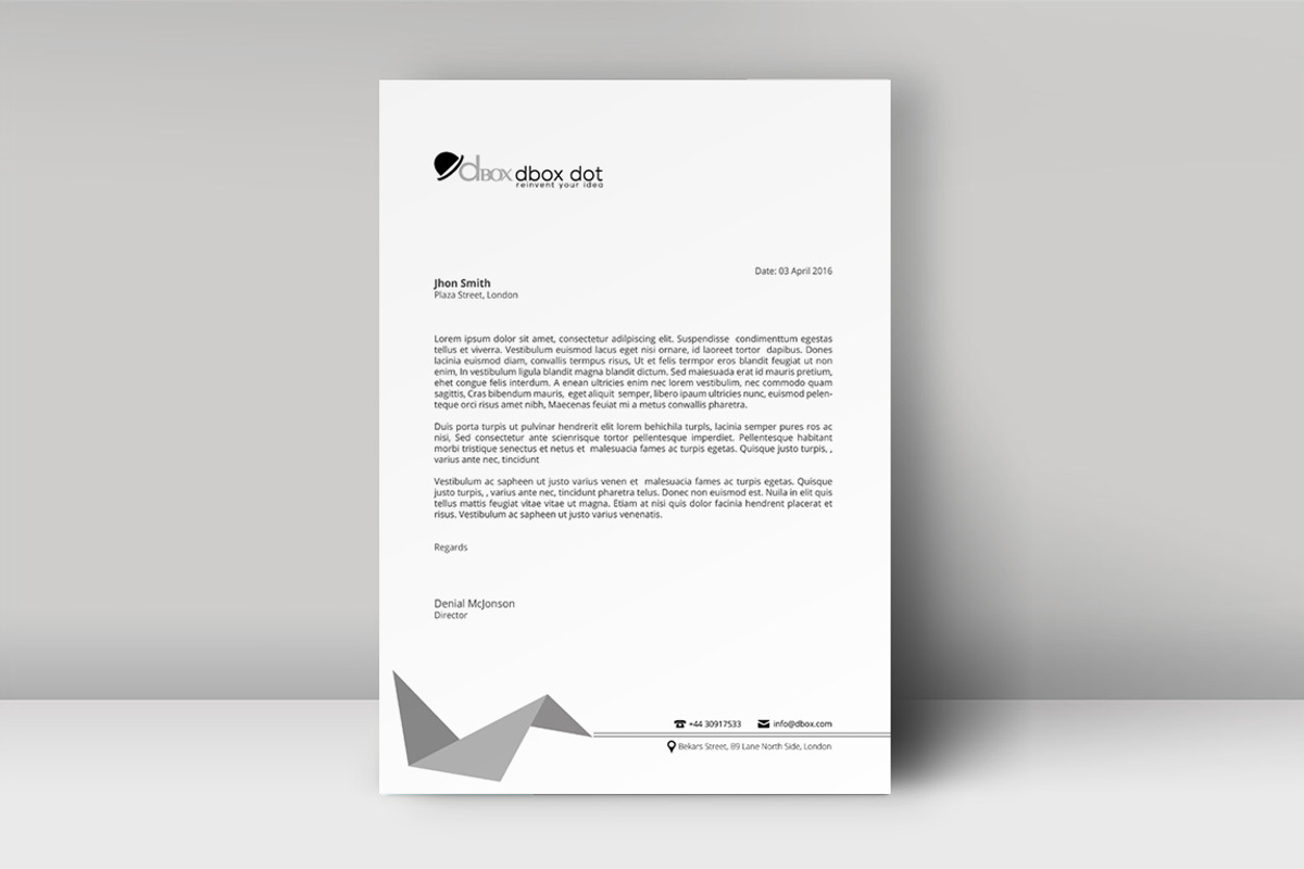 Letterhead Template, a Stationery Template by artisanHR (Photo 6 of 6)