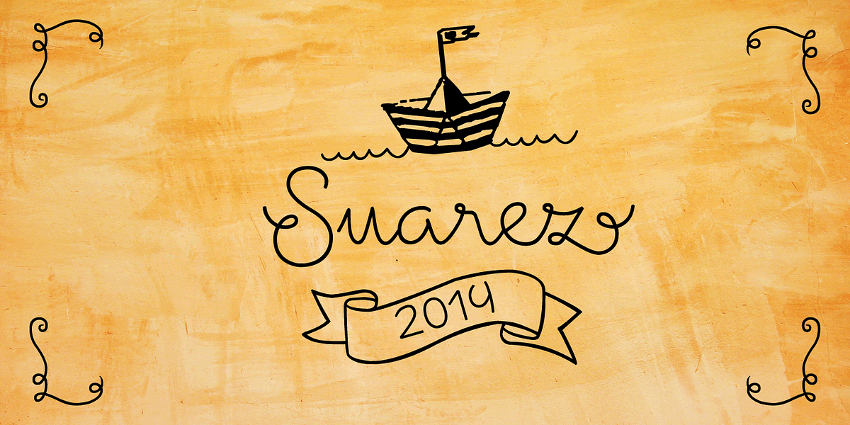Suarez, a Handwritten Font by GRIN3 (Nowak) (Photo 1 of 6)