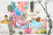 Sea collage creator, an Object Graphic by TheCuteShop (Thumbnail 4 of 10)