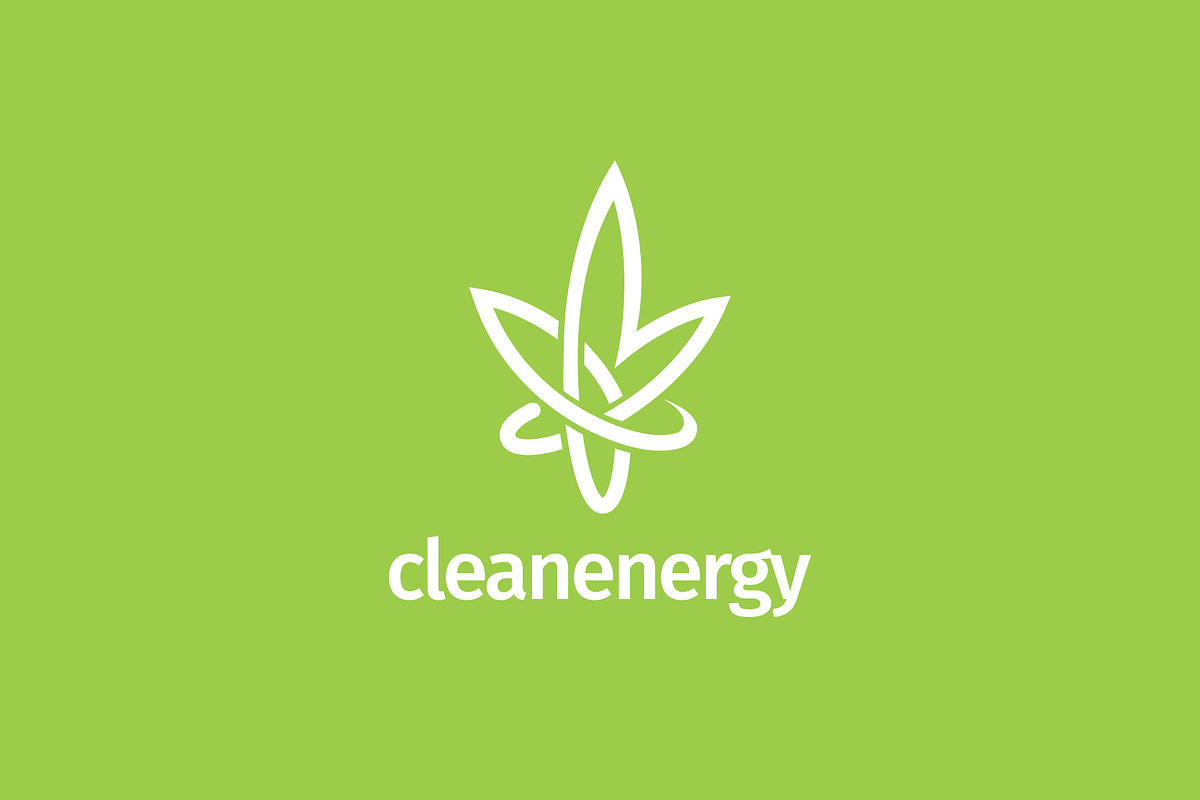 Clean Energy Company logotype, a Branding & Logo Template by ...
