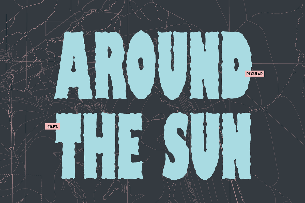 Mercurio SVG Font preview 2