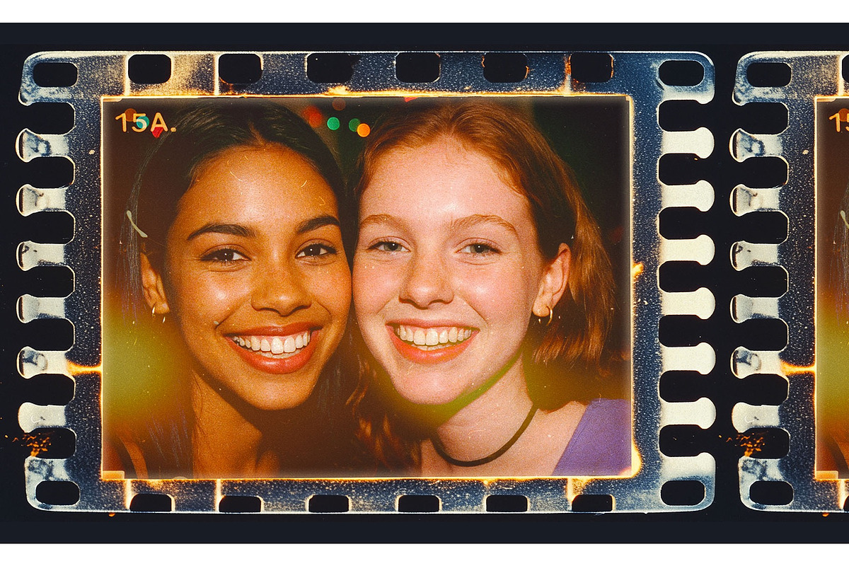 Film Strip Photo Frame Template, a Layer Style Add-On by DesignerCandies (Photo 3 of 7)
