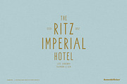 Hamburg - A Vintage Style Font, a Sans Serif Font by Komet & Flicker (Thumbnail 5 of 13)