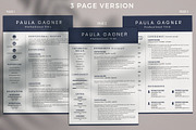 Accountant Resume CV with Experience, a Resume Template by HIRED Design Studio (Thumbnail 4 of 18)