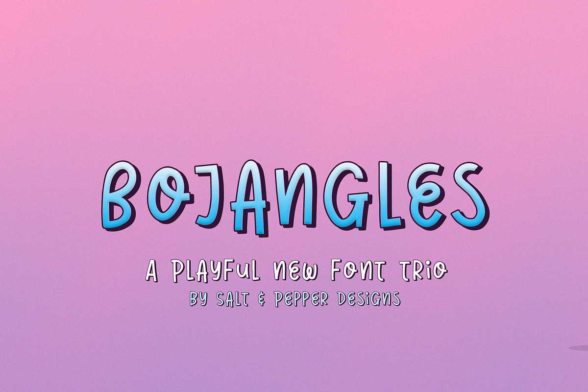 Bojangles Font Duo, a Font by Salt & Pepper Designs (Photo 1 of 8)