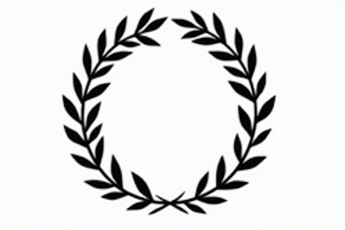 Laurel Wreath Silhouette Set, an Illustration by hafijul (Photo 8 of 9)