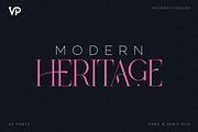 SALE! Modern Heritage font duo, a Serif Font by VP Fonts (Thumbnail 1 of 23)