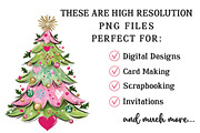 Christmas Tree Clipart, an Illustration by OK Design (Thumbnail 2 of 6)