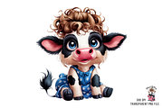 Patriotic Cow with USA Flag 10 PNG, a Graphic by Clipart Bloom (Thumbnail 6 of 11)