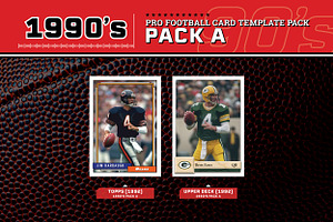 Pro Football Card Templates