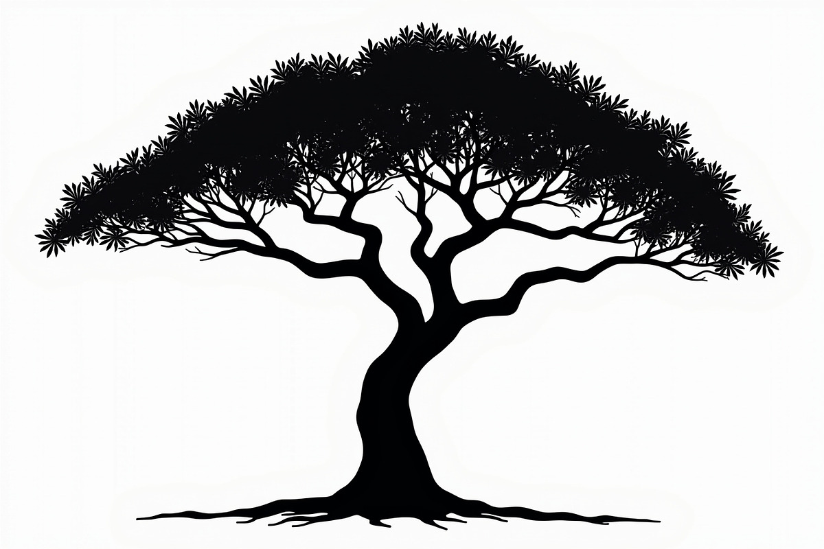 Wild Forest Tree Clipart Set, an Illustration by balal (Photo 7 of 20)